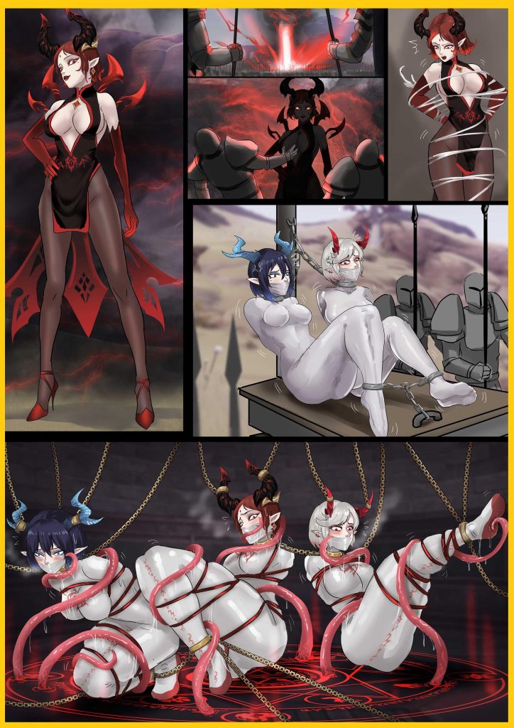 [King]《强大魔王中陷阱03 》最强的魔王 高傲女王碾压人类军队 但最终还是被擒获 3位性感魔族美女被一网打尽 调教玩弄_MptBLF - 5元站-5元站