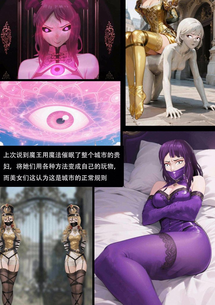 图片[2]-[King]《强大魔王中陷阱—番外篇 诡缚城市03 》寂静修女 纯白拘束 捆绑成雕塑 超多人群捆绑 - 5元站-5元站